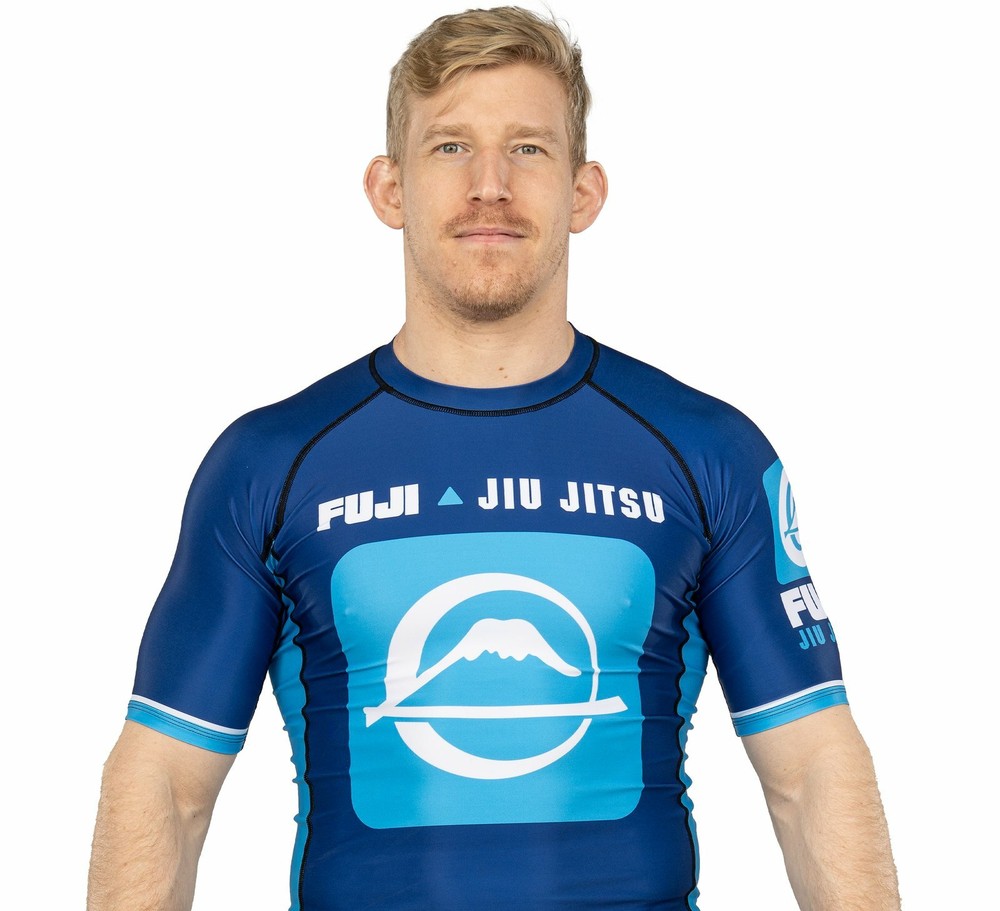 Fuji MMA BJJ Jiu Jitsu ShortSleeve Short Sleeve LS Rashguard – Blue