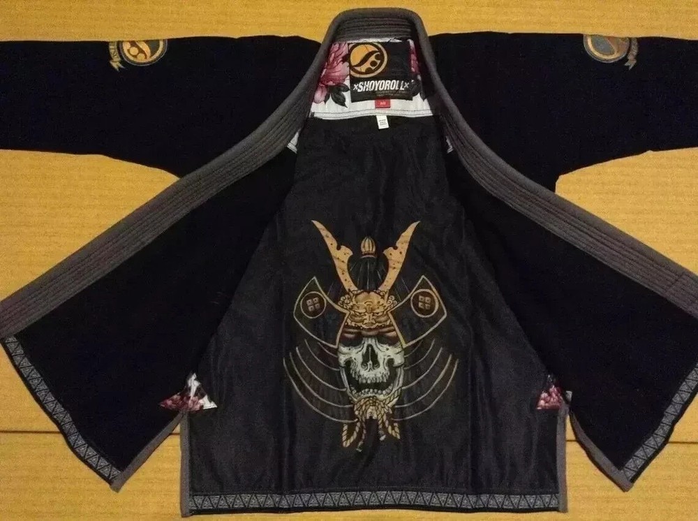 Shoyoroll BJJ Gi Batch 33 7th Son II Samurai Black 450GSM Skull Jiu Jitsu Suit