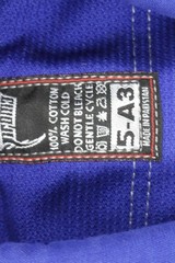 Shoyoroll BJJ Gi Jacket Kimono Top A3 Large Blue Mens Jiu Jitsu Competition Gi