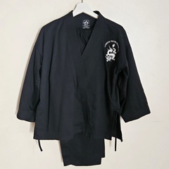 Comba Tai Martial Arts Academy Uniform Black 2 Piece Uniform Set, Size 2 Student