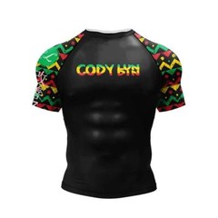 USA Ship Rasta Grappler BJJ Rashguard Compression Shirt For MMA Jiu-jitsu