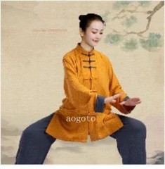 Chinese Kungfu Clothing Martial Arts Uniform Cotton Linen Tops+pants Training