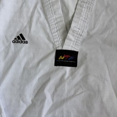 Y2K Adidas Taekwondo Uniform Set Mens Med White Master Chong’s Dobok Top Pants