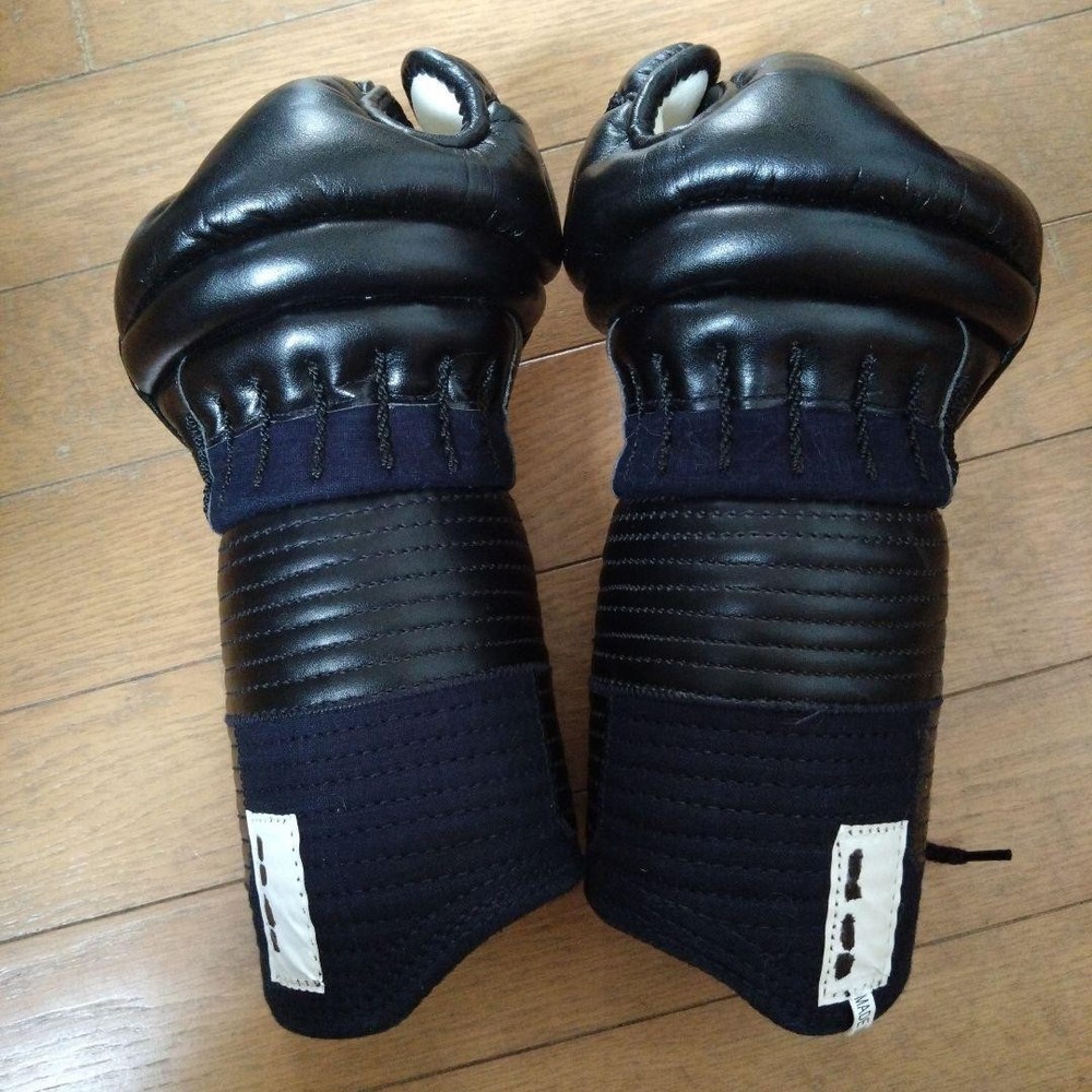 Japanese Kendo Kote Gloves Armor Size L Used High School Student Gear