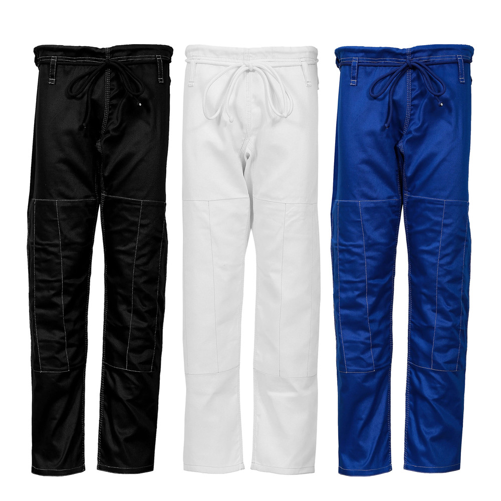 Brazilian Jiu Jitsu BJJ Kimono Pants – 100% Cotton Tailored Fit Triple Stitched