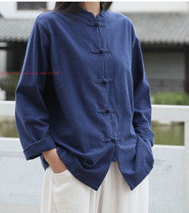 Women Cotton line Tai Chi Suit Kung Fu Uniform Morning Exercise martial arts Set