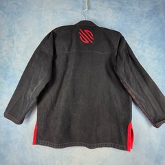 Sanabul Essentials BJJ Gi Jacket Black Red A1 Ultra Light Pearl Weave Kimono Top