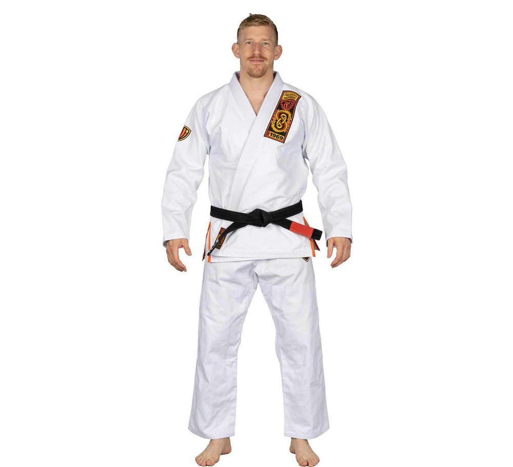 Fuji Lightweight Valiant Strength Edition Mens Brazilian Gi Jiu-Jitsu BJJ White