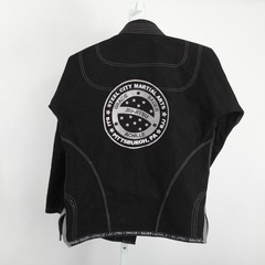 Steel City Martial Arts Jiu Jitsu Gi Mens Large A2 Black BJJ Kimono Set
