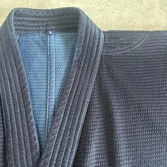Japanese Kendo Wear Crown Kanmuri Size 2L Navy Blue Martial Arts Gi