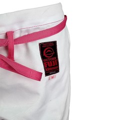 Gi Uniform Fuji IBJJF White & Pink 5’2″-5’5″ 120-140lb Womens M(W1) Jui-Jitsu