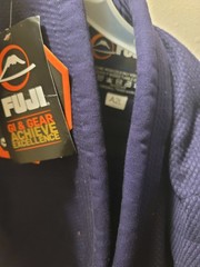 New Fuji A2L All Around Mens Brazilian Jiu Jitsu Gi Jiu-Jitsu BJJ – Blue Top*