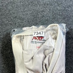 OnTheMat Jiu-Jitsu A2 Jacket Mens White Cotton Martial Art GI Uniform Training