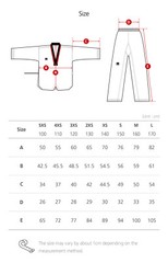 MOOTO BS5 (Basic 5) Standard Uniform (Poom V-Neck) Taekwondo Poom Dobok WT TKD