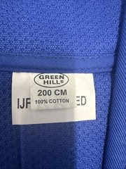 GREEN HILL JUDO SUIT „PROFESSIONAL” IJF APPROVED (BLUE) 200cm