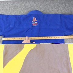 Keiko Raca Brazilian Jiu Jitsu Blue Gi Top Kimono Size 4 BJJ Gold Heavy NEW