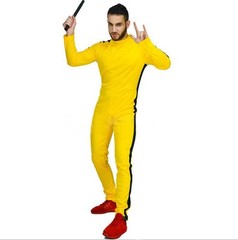 Bruce Lee Kung Fu Jumpsuit Classic Yellow Sportswear Death Of Games Battles Suit