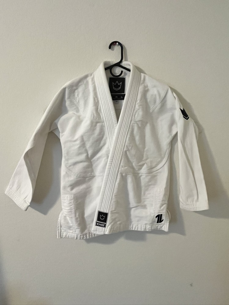 Kingz ONE BJJ Gi Set White A1 Brazilian Jiu Jitsu Jacket and Pants Adult Uniform