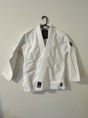 Kingz ONE BJJ Gi Set White A1 Brazilian Jiu Jitsu Jacket and Pants Adult Uniform
