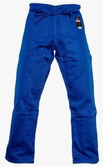 New Fuji Sports All Around Mens Brazilian Jiu Jitsu Jiu-Jitsu BJJ Blue Gi Pants