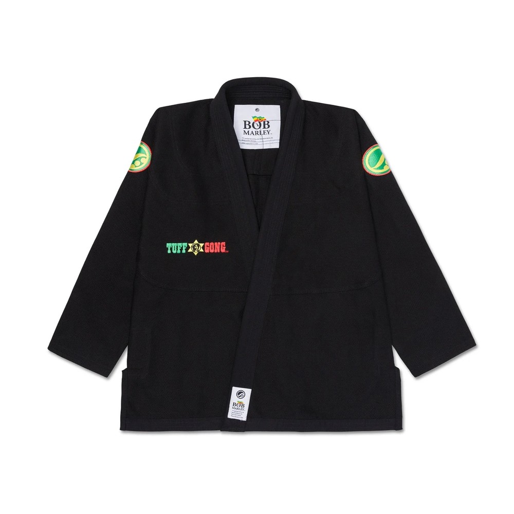Shoyoroll Bob Marley x Black V1 BJJ Gi Uniform JiuJitsu Grappling Kimono 450GSM
