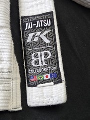 Youth Kids Size K2, Brazilian Jiu-Jitsu Top & Belt, Tiger Patch, Breakpoint