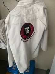 Team TG BJJ MMA Jiu Jitsu Gi A4 Uniform Pants + 2 White Belts Used