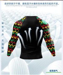 New 2024 Styles Oil Check Brazilian Jiu Jitsu BJJ MMA Rashguard Shorts Spats Set