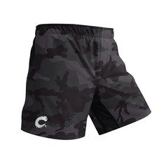 Black Camo No Gi BJJ Jiu Jitsu Rashguard or MMA Shorts Spats Sets For No Gi
