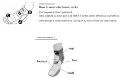 KPNP Taekwondo Electronic Socks E-Foot Protector 1Set