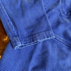 Vulkan Pro Light Jiu Jitsu Gi Jacket Mens Large A2 Blue 100% Cotton Brazil