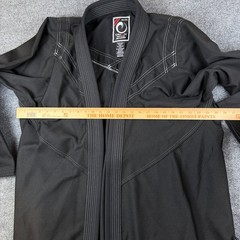 Origin Maine Jiu Jitsu Woven Gi Jacket Pants Set Black Mens A5 2XL USA Made BJJ