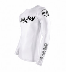 2026 Bad Boy New Retro Rashguard Gi MMA BJJ Shirt Made in Brazil White Adult