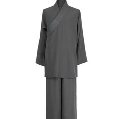 STOCK Buddhist Shaolin Monk Robe Full Set Linen Kung Fu Suit Meditation Uniforms