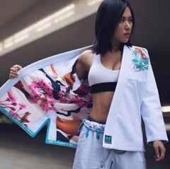 Fluory Grappling Kio Fish BJJ Gi White