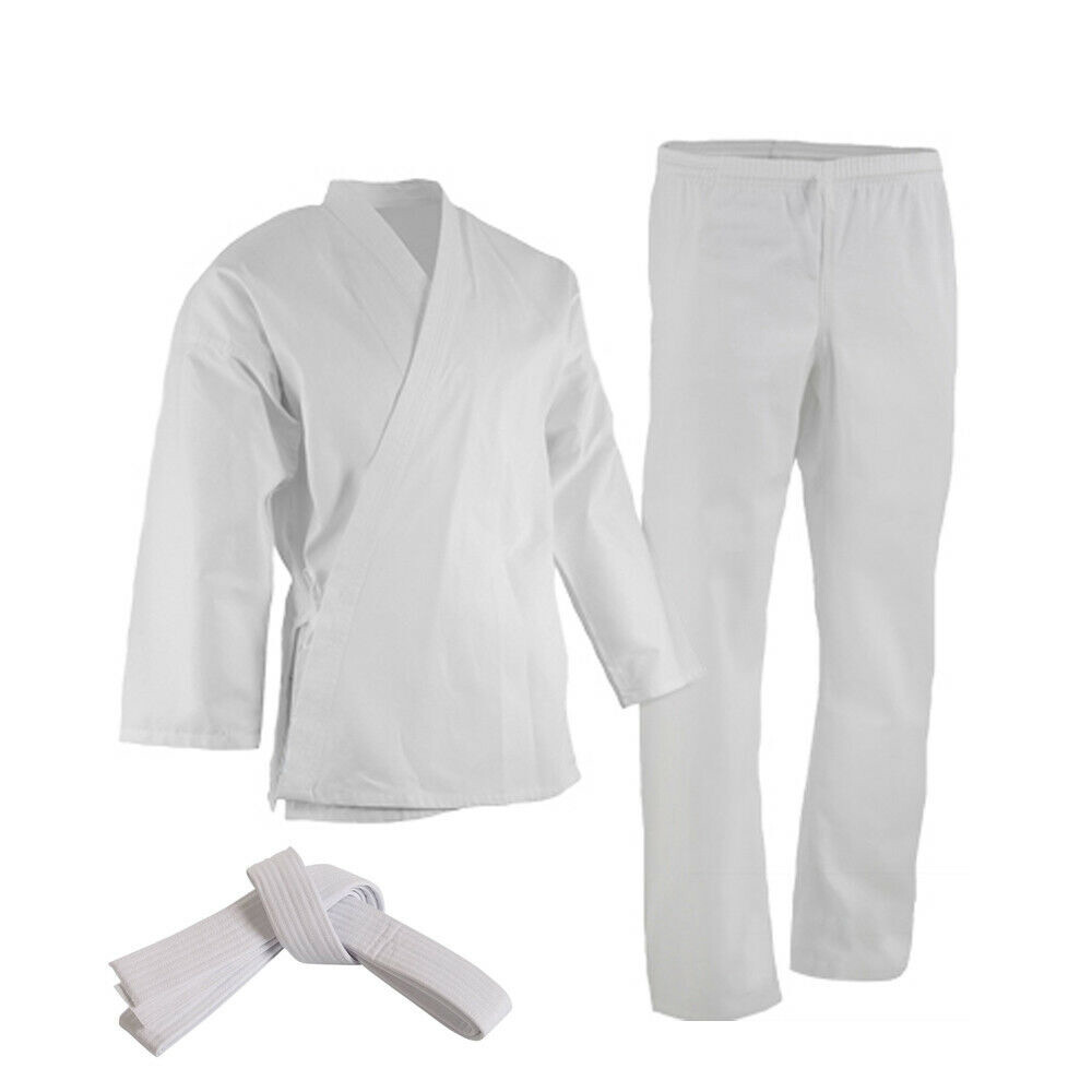 TMA 5oz Ultra Light Weight Karate Gi / Uniform White with Free Belt
