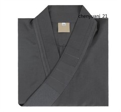 Buddhist Shaolin Monk Robe Full Set Linen Kung Fu Suit Meditation Uniforms Cloth