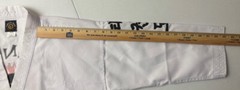 Karate Gi Kids Size 2 Asian Sun Martial Arts White Uniform Top