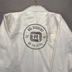 Rol Academy Kimono Gi Top Adult A3 White Embroidered Jiu Jitsu MMA Martial Arts