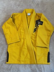 Elite Core Yellow Brazilian Jiu Jitsu MMA Karate Judo Taekwondo Kids BJJ Gi C0