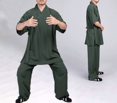 Summer top quality Linen kung fu uniforms tai chi clothing martial arts suits
