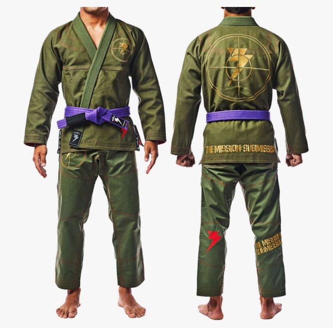 Storm Special Edition Olive Green Gi | Jiu-Jitsu Kimono 450 GSM Top Quality Gi