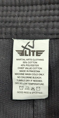 New Elite F1 Childs Gi no belt no pants black & red bjj mma boxing judo 3151