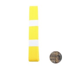 Mizuno Judo Belt Yellow Cotton Twill Weave Size 5 New Colored Martial Arts