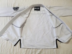 Lot of 2 Wartribe BJJ Gi Jacket Top (1) Black and (1) White Size C3 *TOP ONLY*