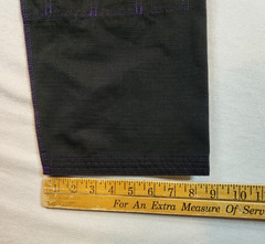 Elite Sports BJJ Gi Pants Rip Stop Black Purple 40″ Waist 27″ Inseam *See Photos