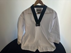 Taekwondo Dobok Tops only in Black or White