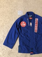 Gracie Barra Equipe GB Jiu Jitsu Kimono Top Youth Y5 Blue Marital Arts MMA