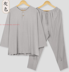 Summer Cotton Meditation Buddhist Underwear Monk Sleepwear Shaolin pajamas Sets
