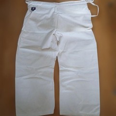 Japanese Judo Gi Uniform Adult Top And Bottom Set With White Belt Shin Guards